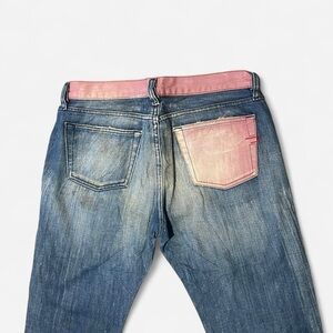 DIESEL rare archival pink trim jeans size 29x32